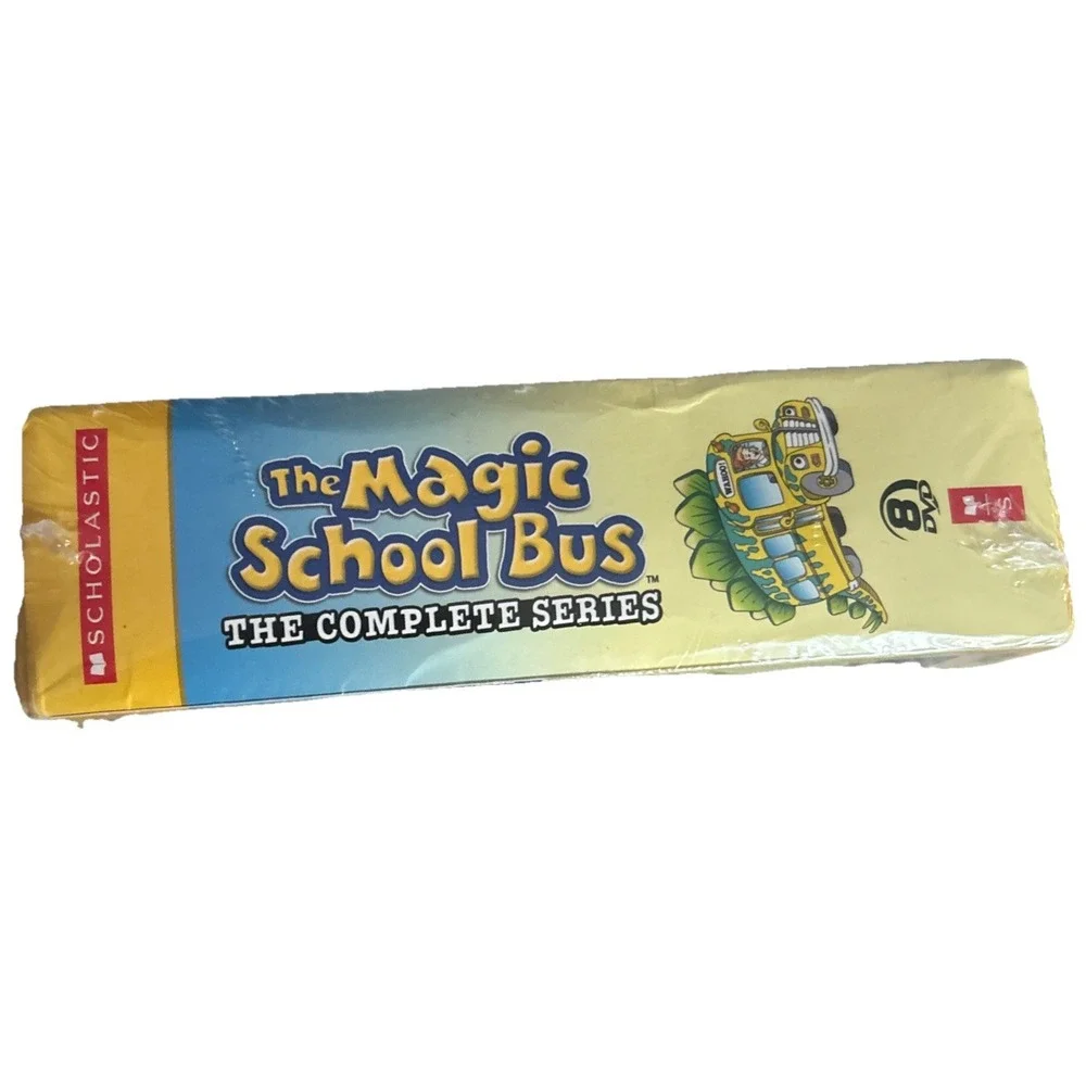 Scholastic's THE MAGIC SCHOOL BUS: THE COMPLETE SERIES 8-DVD Boxed‎ Set - MINT!